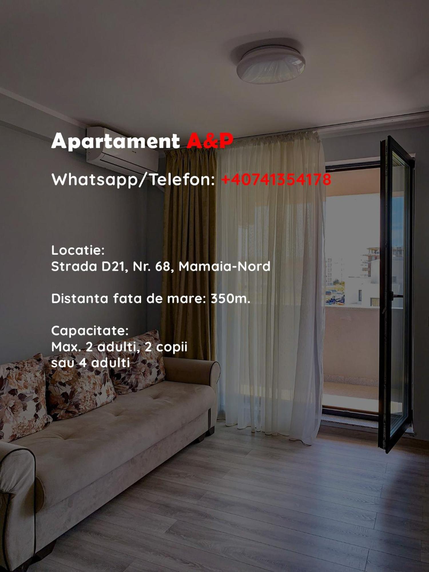 Năvodari A&P Apartament Mamaia-Nord מראה חיצוני תמונה